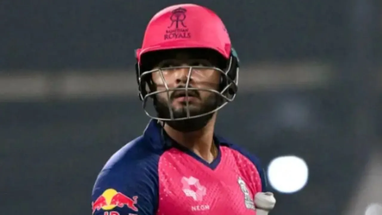 Rajasthan Royals captain Riyan Parag fined 12 lakh for slow over rate against CSK in IPL 2025 