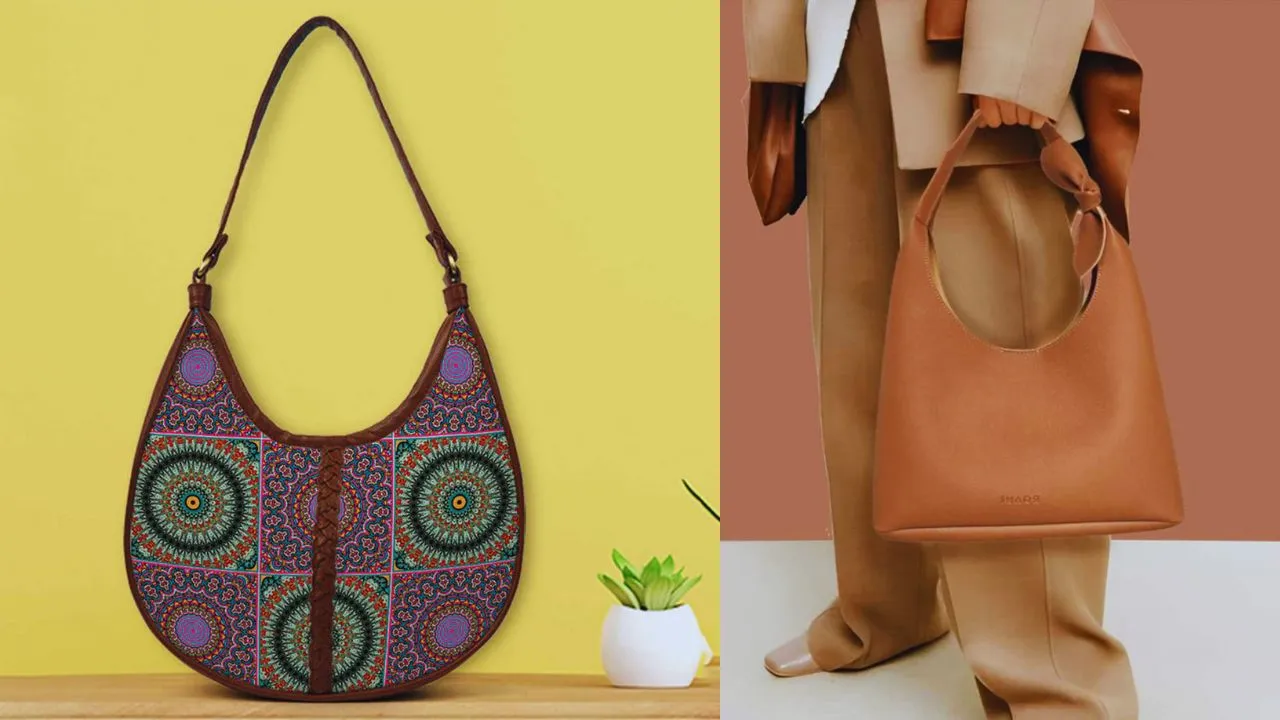 Structured Hobo Bag