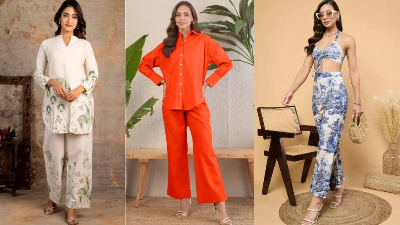 Cotton Co Ord Set For Women
