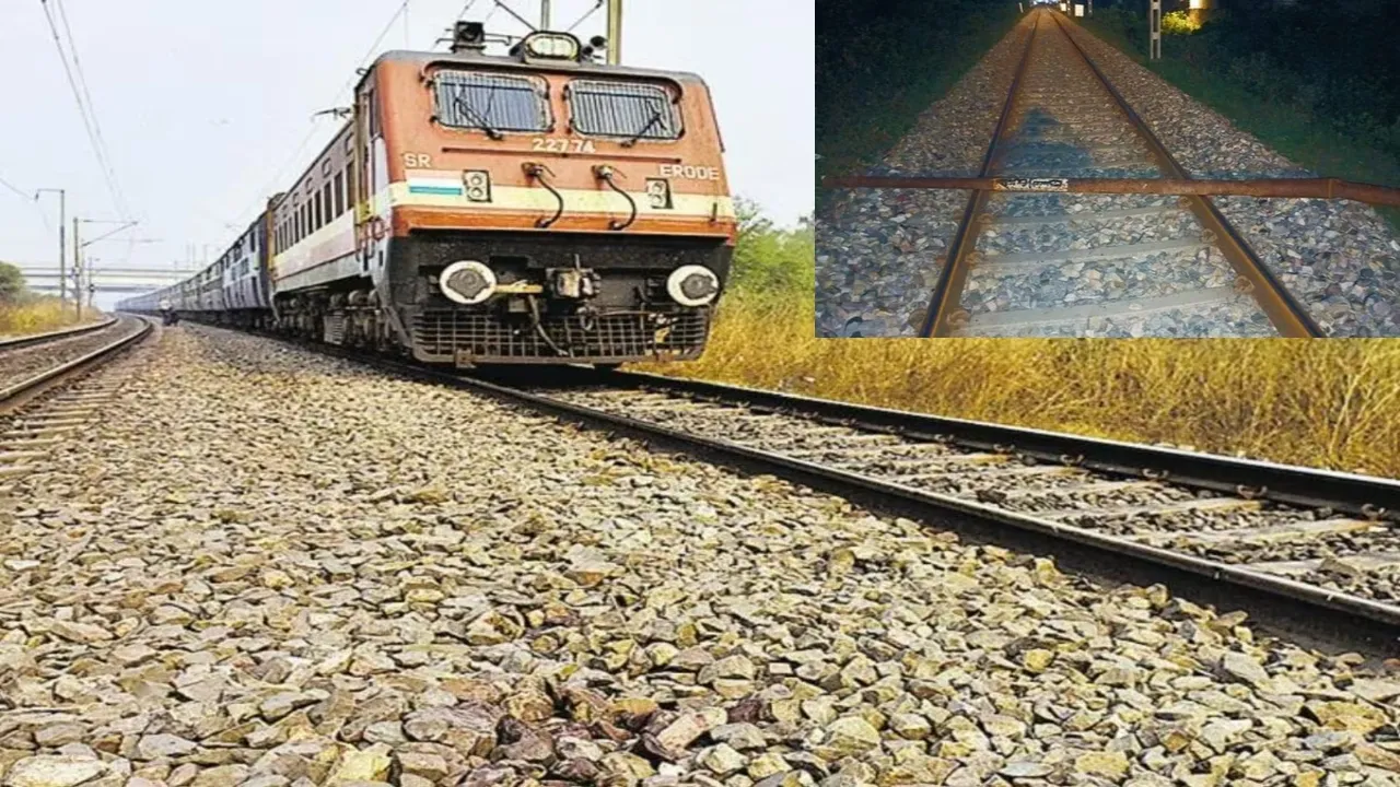 Prayagraj pole found on railway track