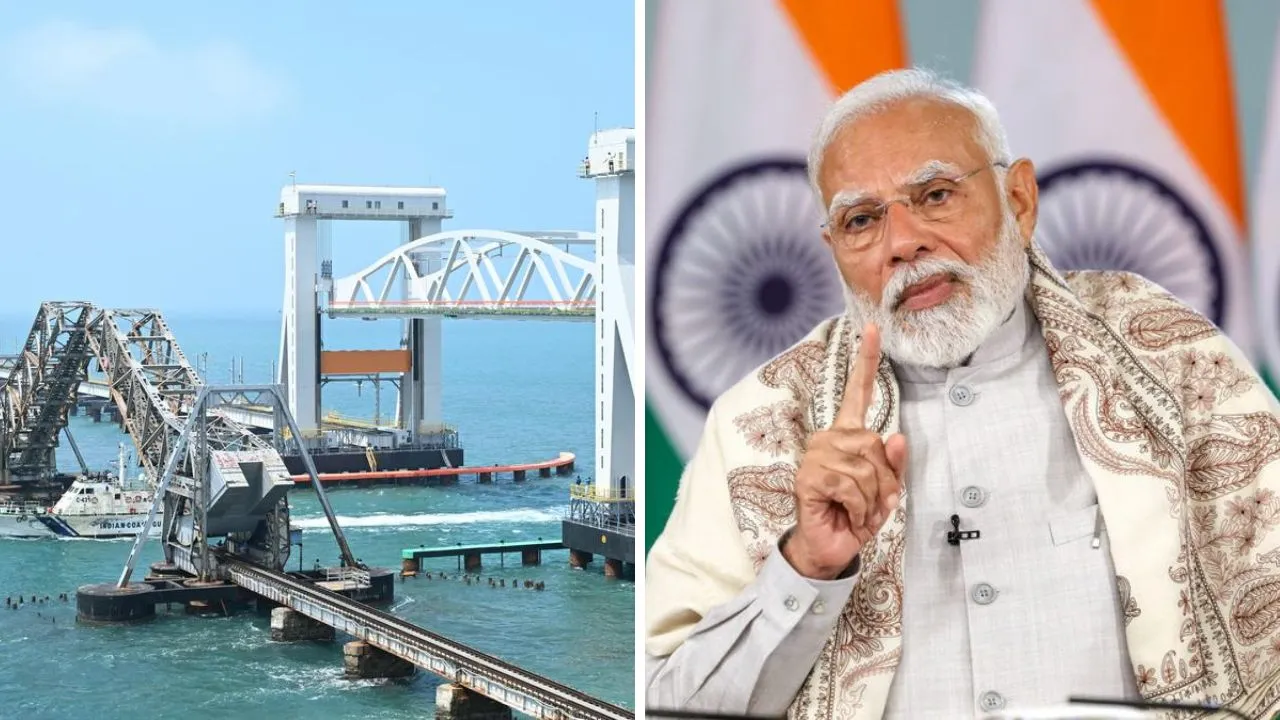 Pamban Bridge Inauguration by PM Modi 6 April