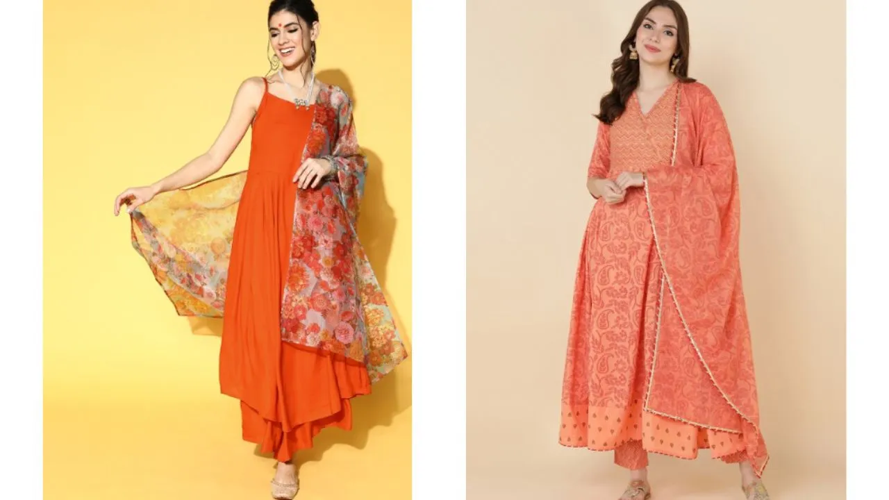 Saffron Suit For Women