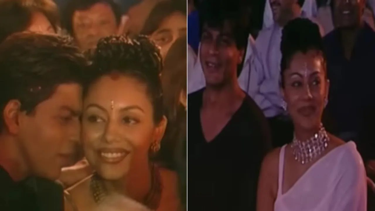 Shahrukh Khan wife Gauri dress up like a vamp yujars troll her old look video viral......