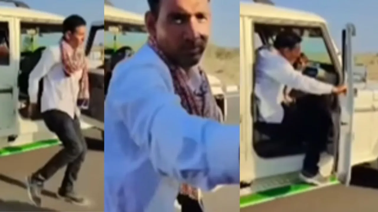 Viral video driver stunt