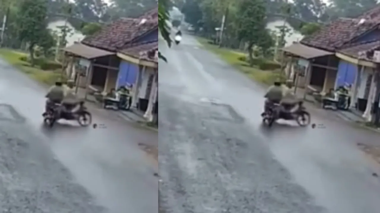 Viral Video two bikes clash