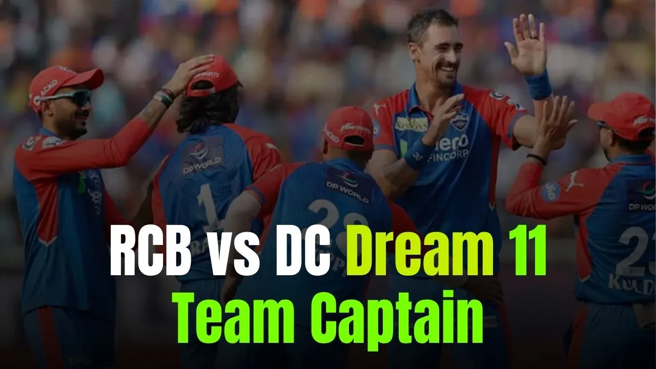 RCB vs DC Dream11 Team Captain