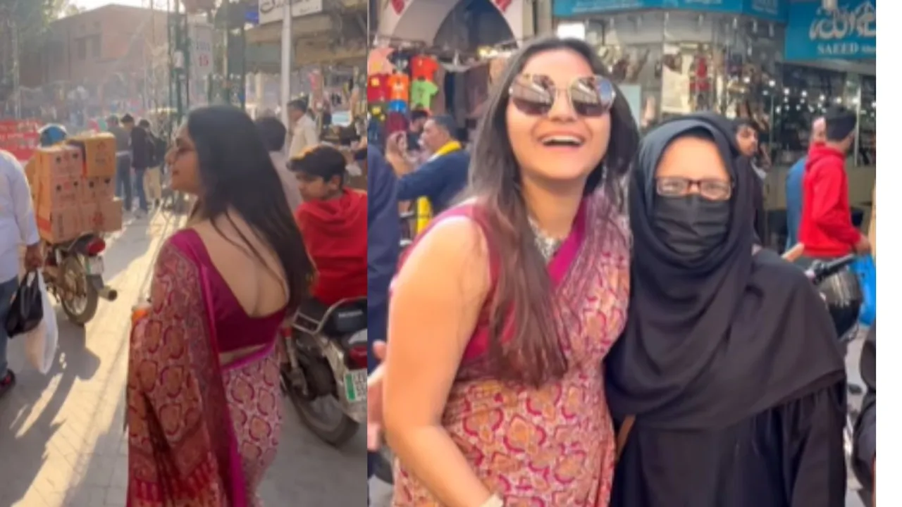 viral girl in sari video