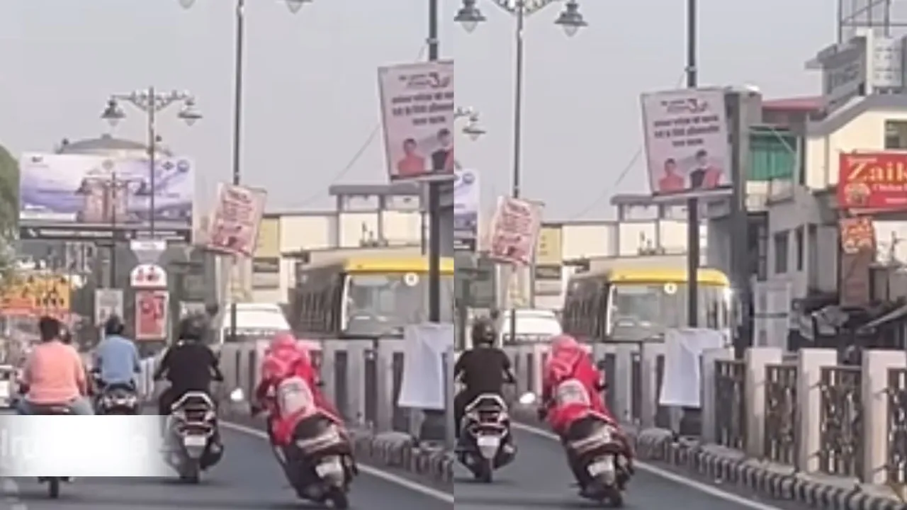 viral stunt scooty videos