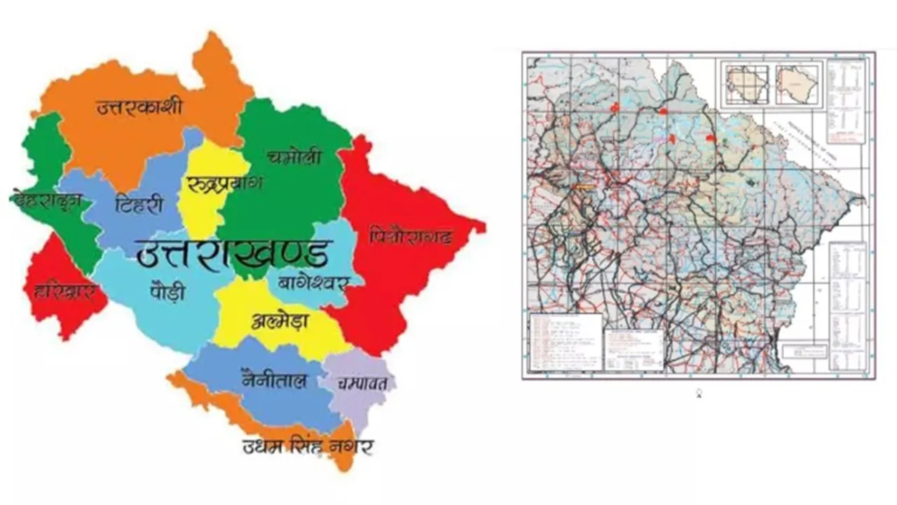 uttarakhand map