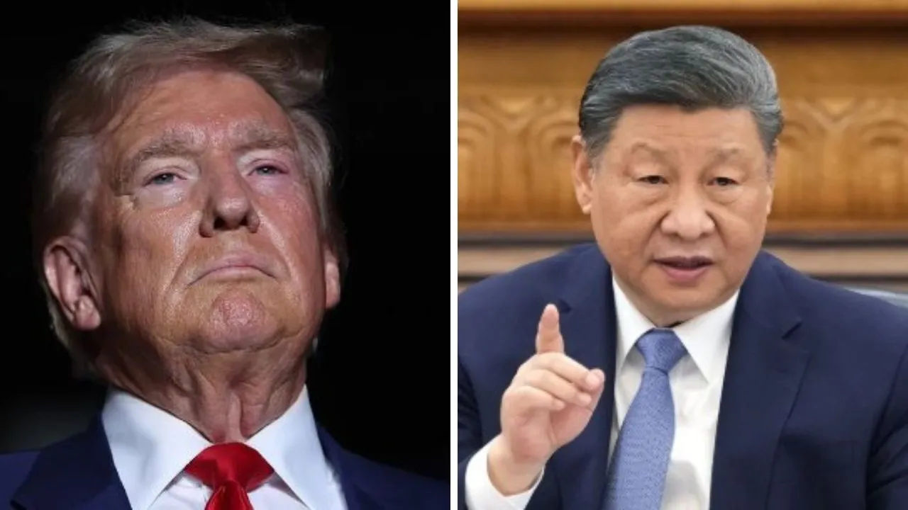Donald Trump and Xi Jinping