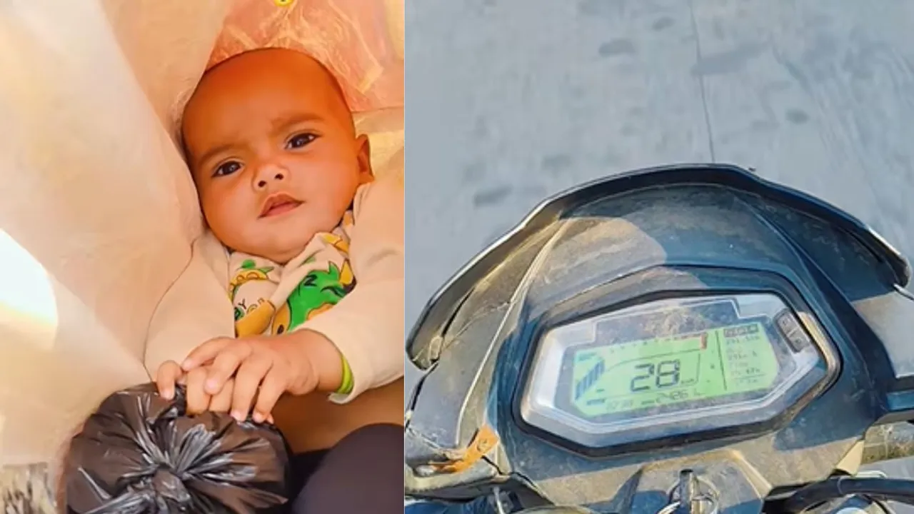 viral stunt video kid in bag