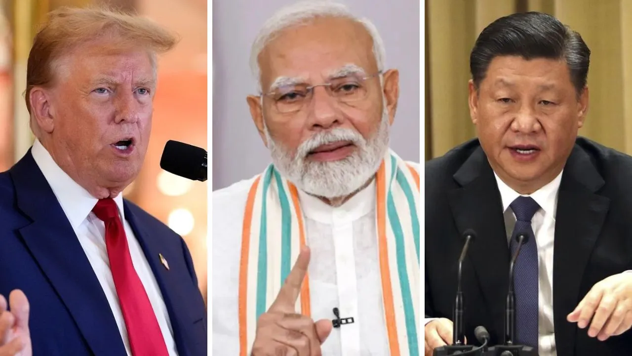 Trump PM Modi and Xi Jinping