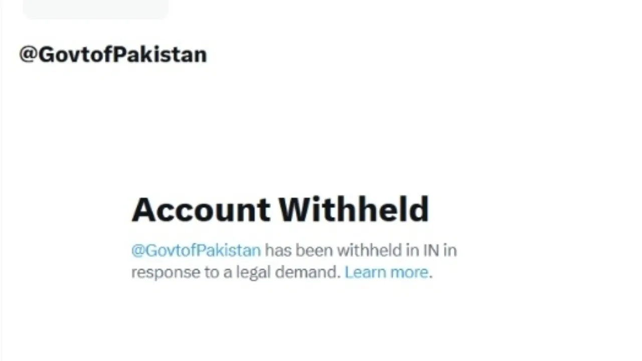 India Bans Pakistan X official Account Digital Strike amid Pahalgam attack
