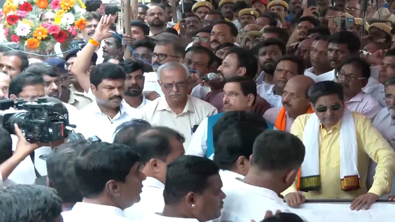 Prahlad Joshi in Shivamogga
