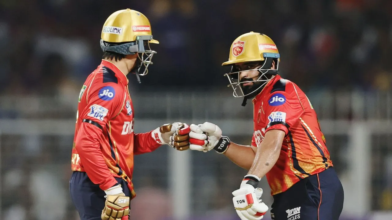 KKR vs PBKS IPL 2025:  Punjab Kings sets target of 202 run for KKR Priyansh Arya Prabhsimran Singh hit fifty 