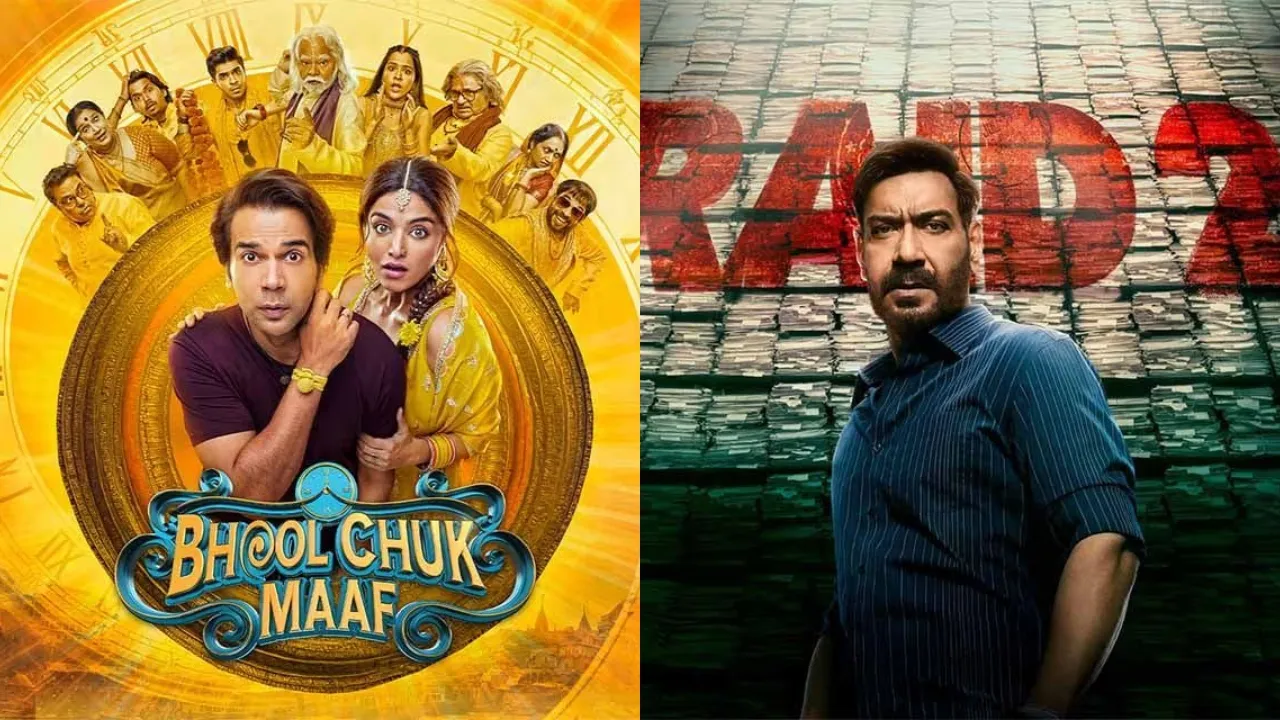 raid 2 to bhool chuk maaf these bollywood latest movies releasing in may 2025 ....