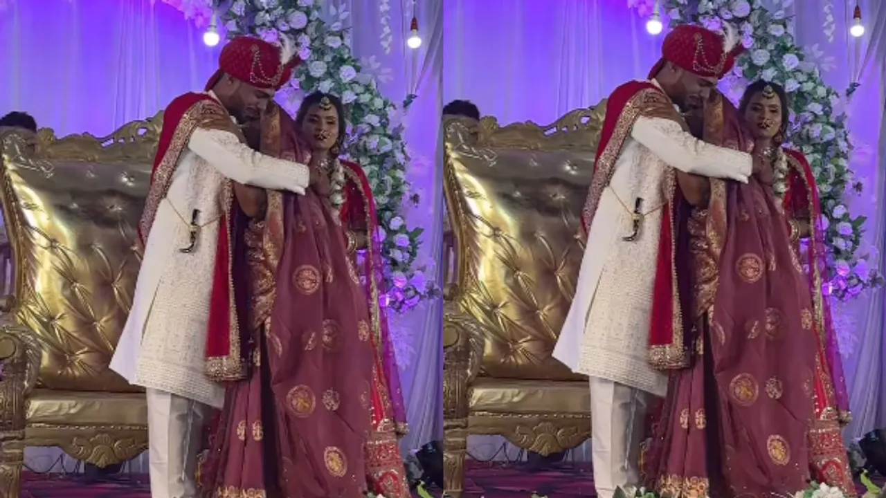 viral video bride crying