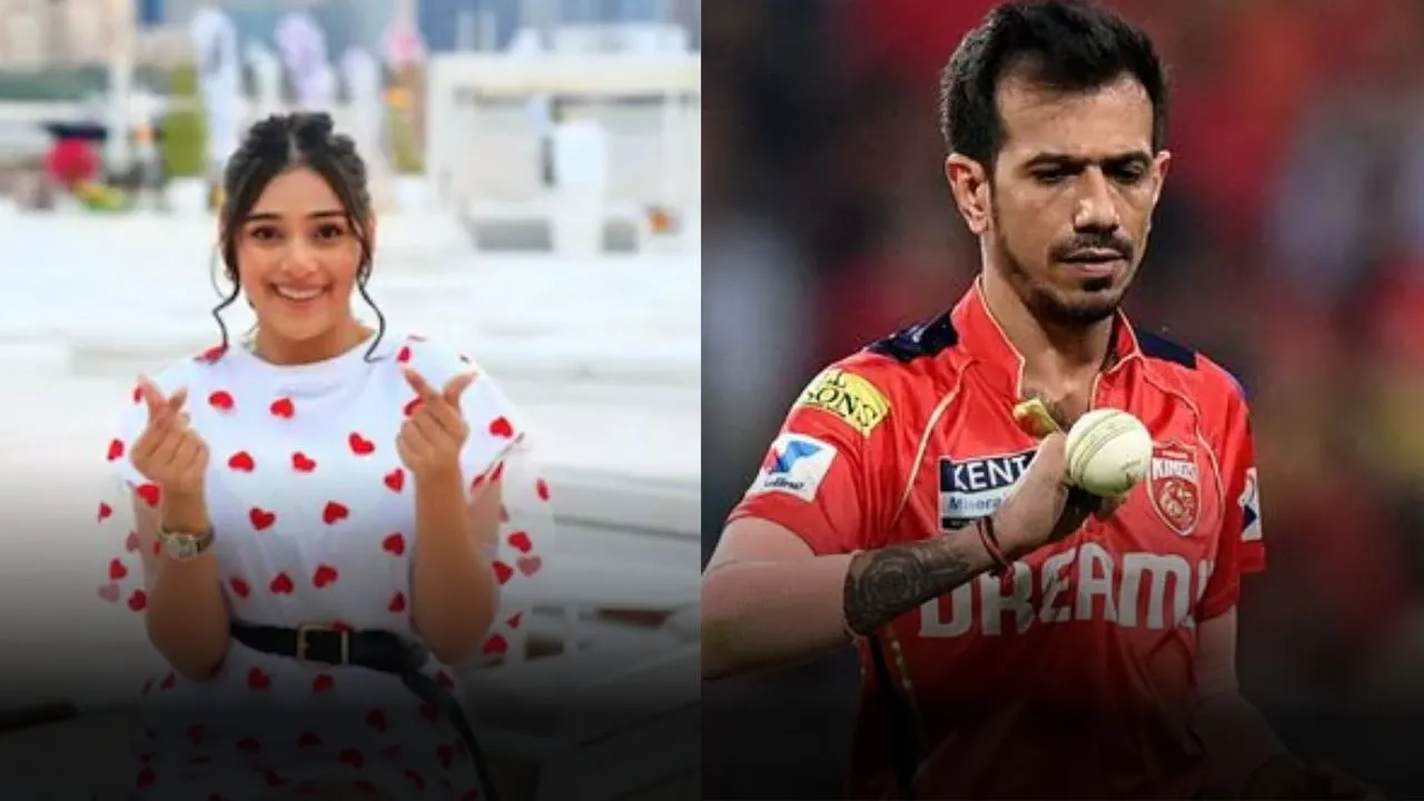 yuzvendra chahal took hat trick in ipl 2025 rumored girlfriend rj mahvash react on social media