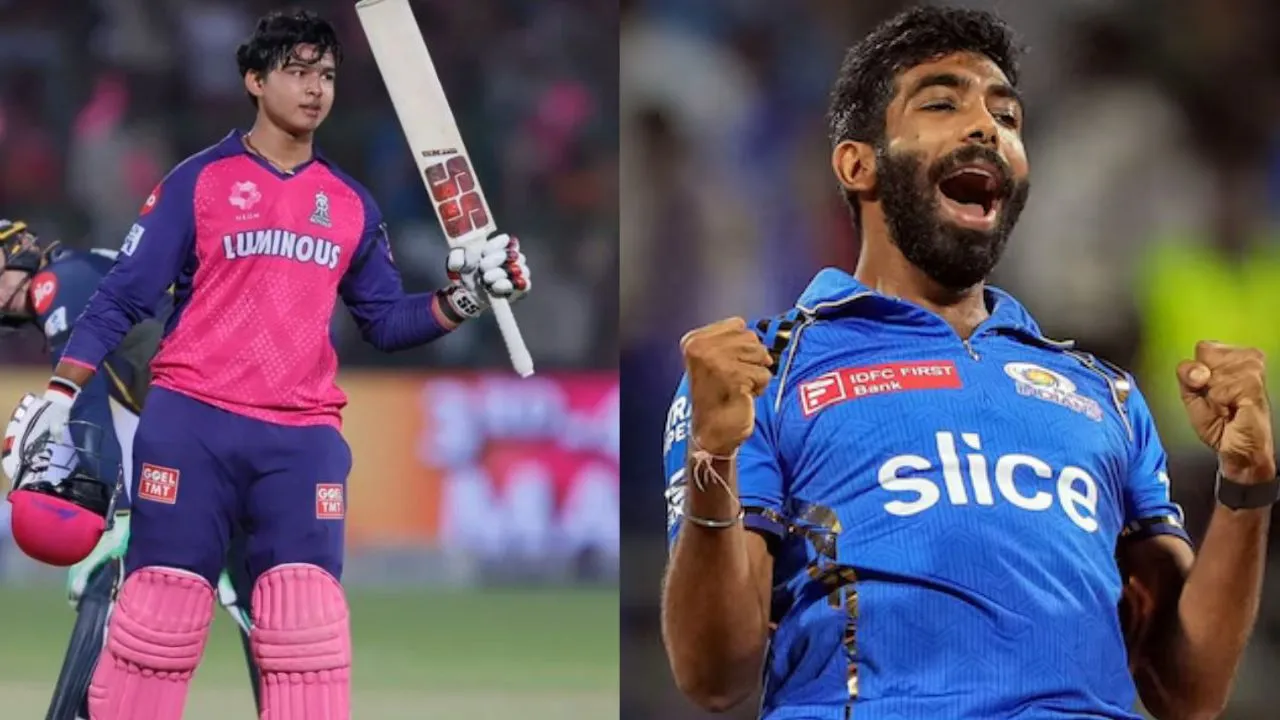 Vaibhav Suryavanshi Jasprit Bumrah