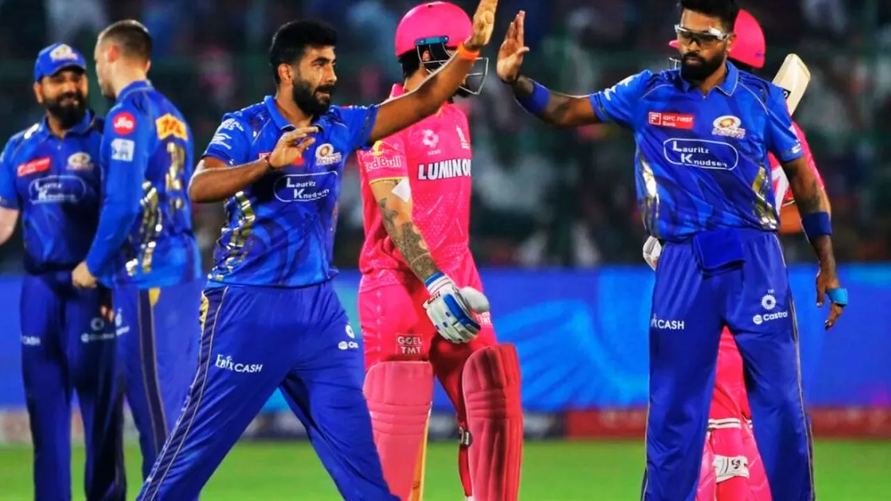 RR vs MI IPL 2025 .