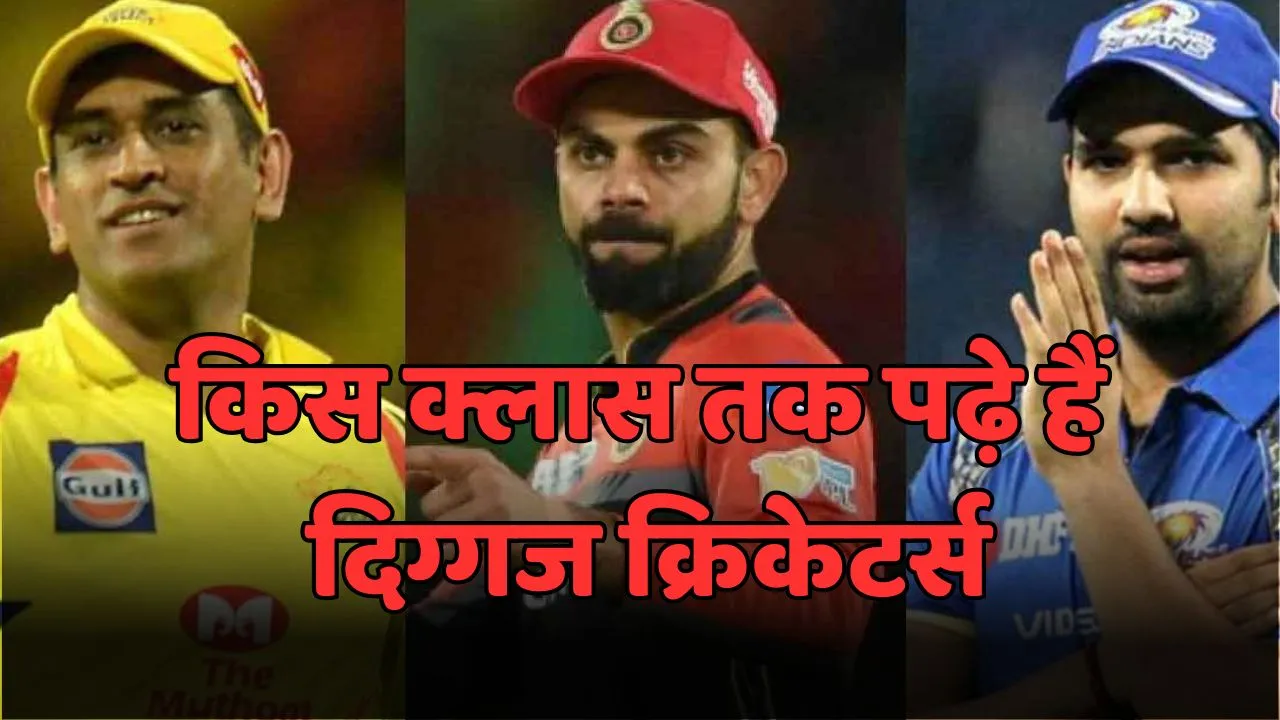 Indian Cricketers Education