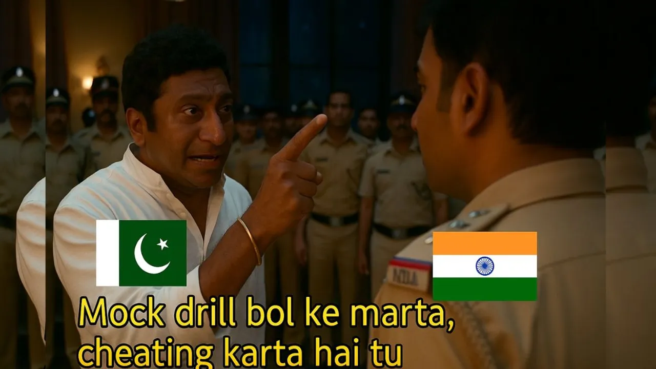 Viral funny memes over india pak war