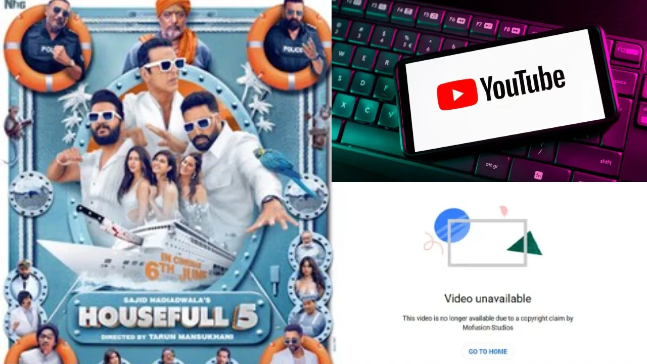 Youtube Delet Housefull 5 teaser after copyright claim know the details......