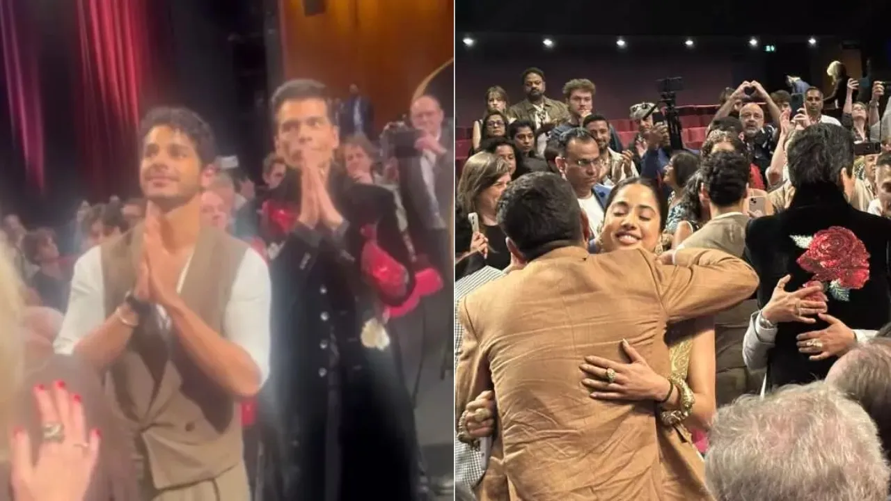 Homebound film gets 9 minutes standing ovation at Cannes 2025 Ishaan Khattar Janhvi Kapoor get emotional