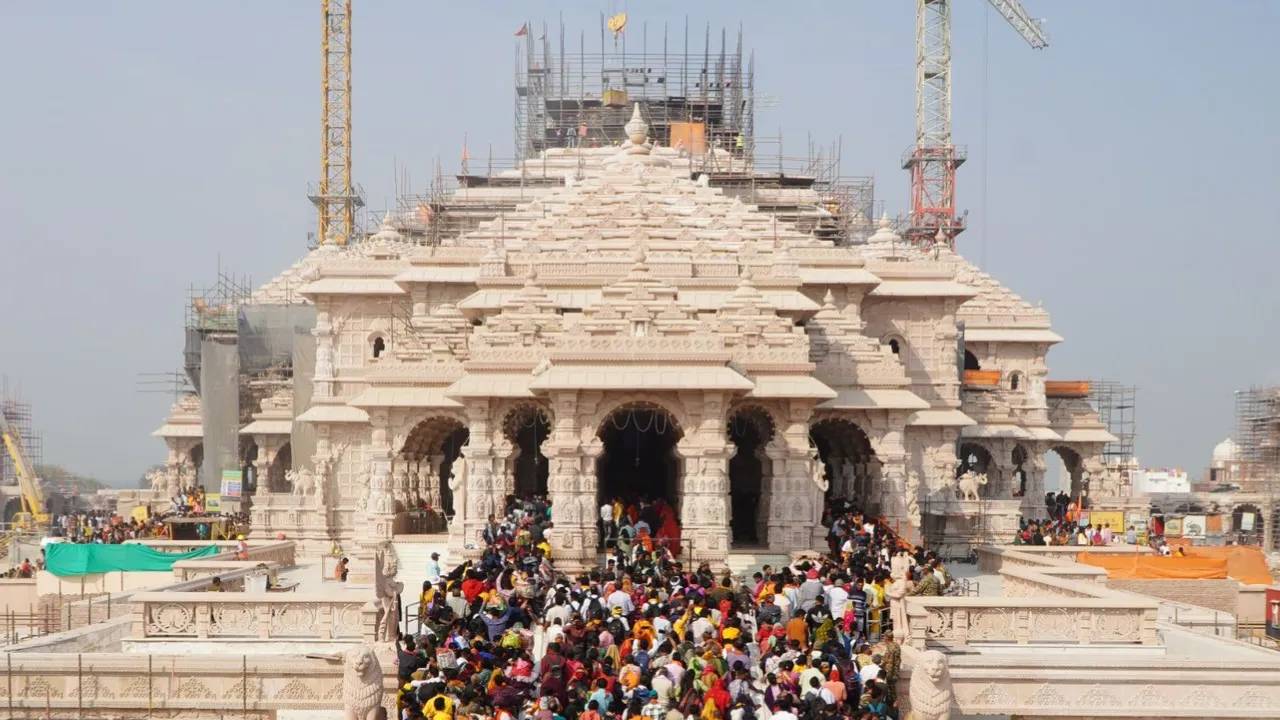 Ram Darbar installing on Ram Mandir First Floor in Ayodhya