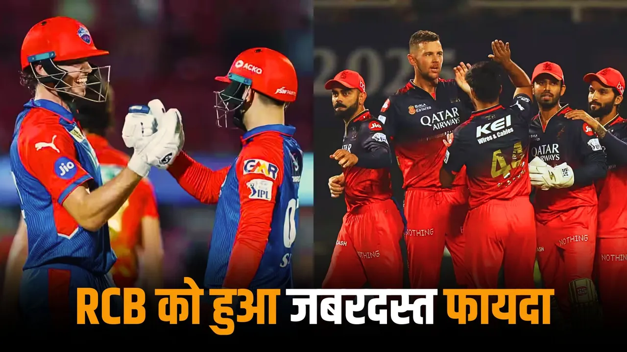 Delhi's victory gave RCB a huge advantage reaching the top-2 became more easier
