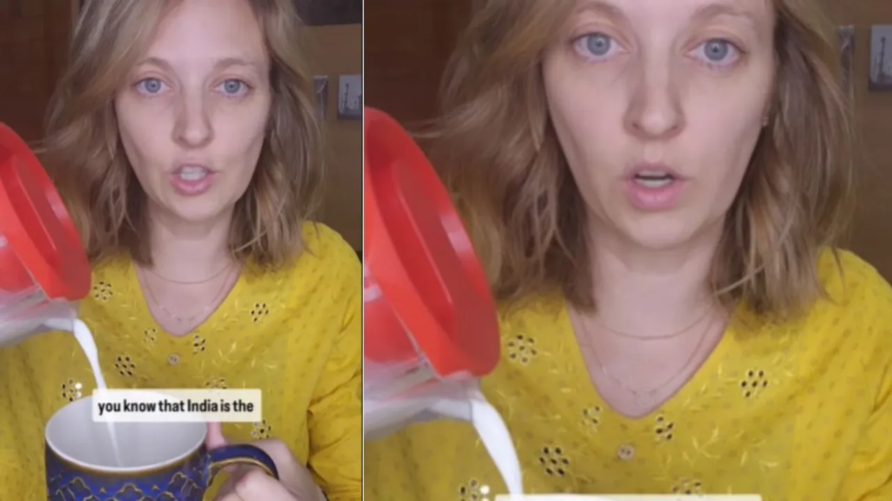 viral girl milk video
