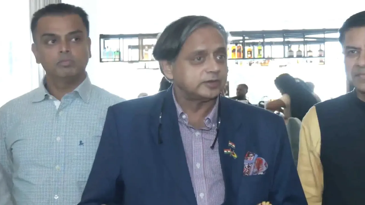 Shashi Tharoor in Guyana