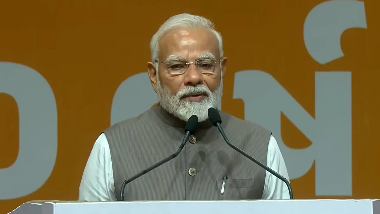 pm modi in gandhinagar 27 May 2025
