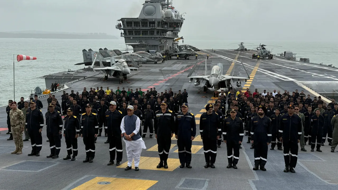 Rajnath Singh on INS Vikrant Said India Only attacks