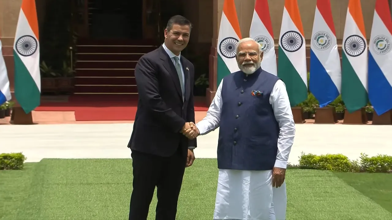 pm modi and Paraguay president