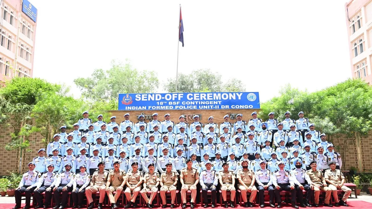 18th BSF contingent leaves for Congo for UN peace mission