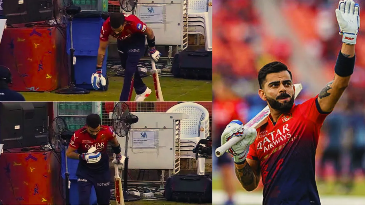 Crowd erupted as First glimpse of Virat Kohli seen at Ahmedabad Stadium before IPL 2025 Final