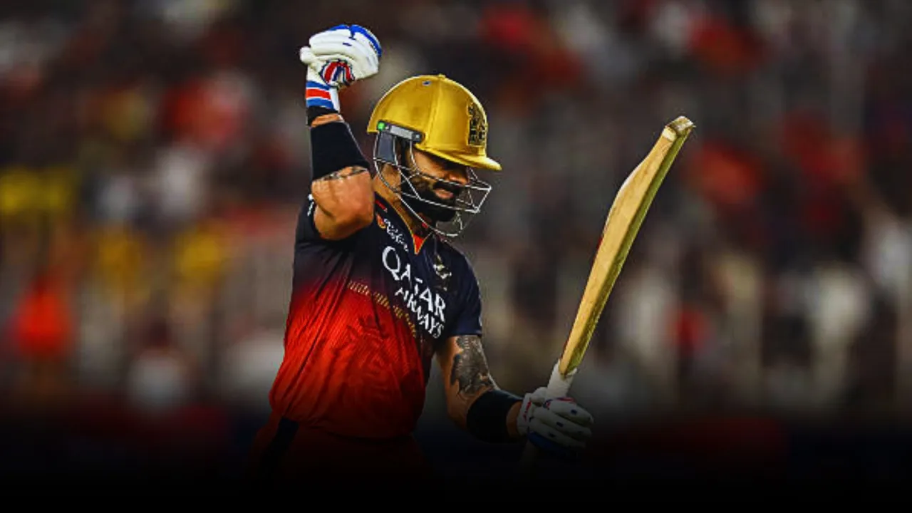 RCB is in deep trouble as virat kohli lost his wicket in the final against punjab