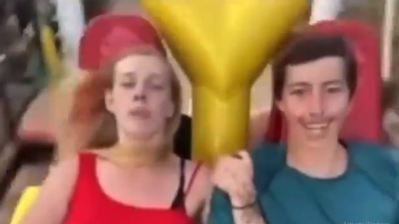 Viral Video of Boy and Girl on swing 
