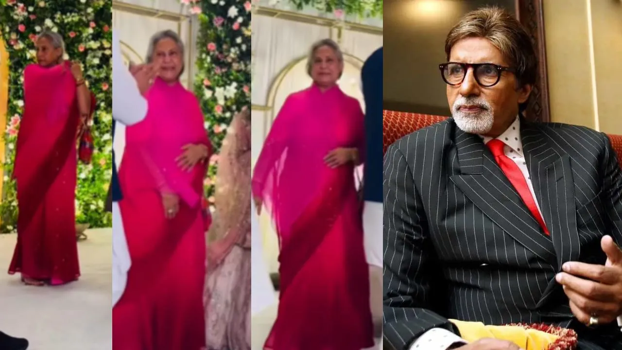 Amitabh Bachchan wife Jaya Bachchan was seen in weird condition at Rinku Singh engagement video viral 