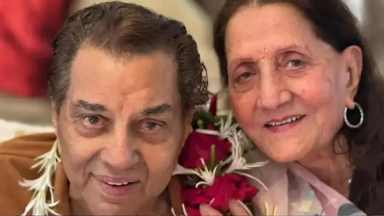 Dharmendra celebrated his 71st anniversary with his first wife Prakash couple picture viral