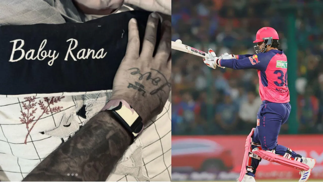 cricketer nitish-rana-become-father-wife-saachi-marwah-gives-birth-to-twins