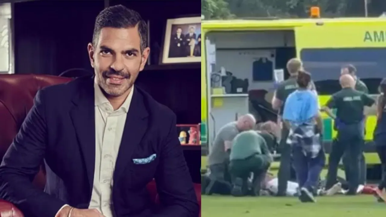 Sunjay Kapur last video viral on social media Karisma kapoor ex-husband was lying unconscious on gro