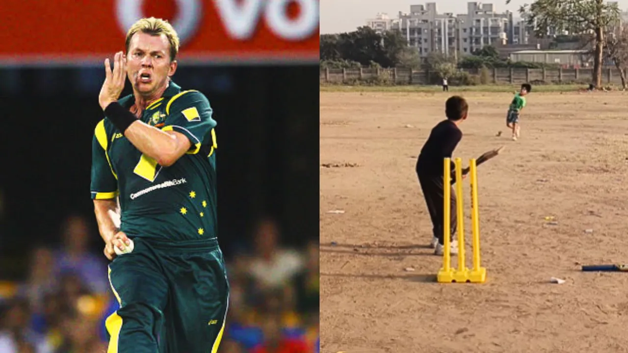 8 year old boy from mumbai creates sensation on instagram with his bowling action similar to brett lee