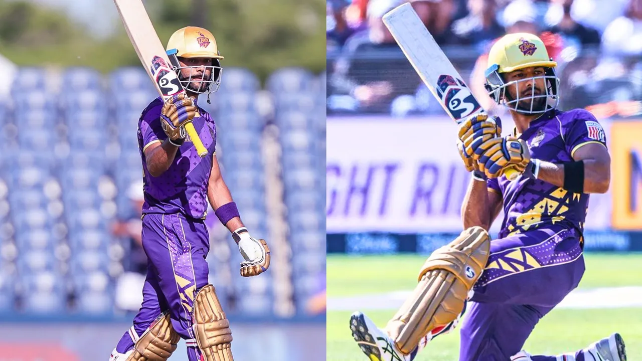 Another big miracle of Unmukt Chand former Indian cricketer played a stormy innings in Major League