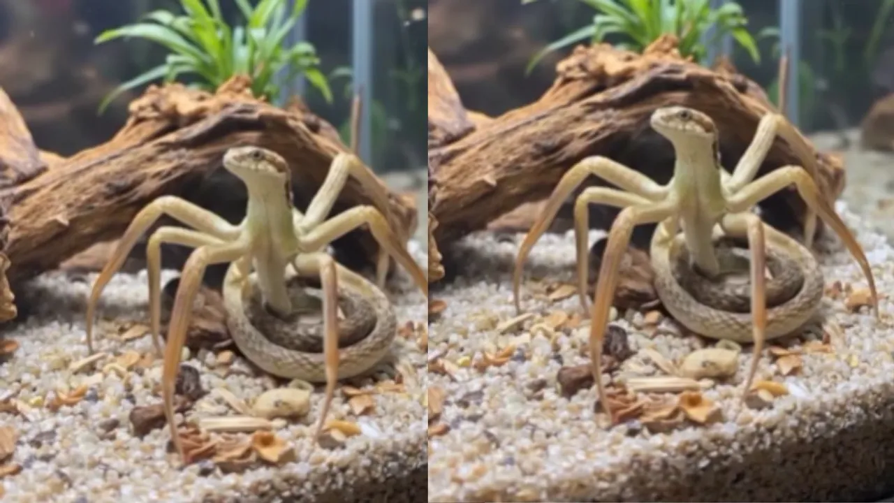 viral news snake video