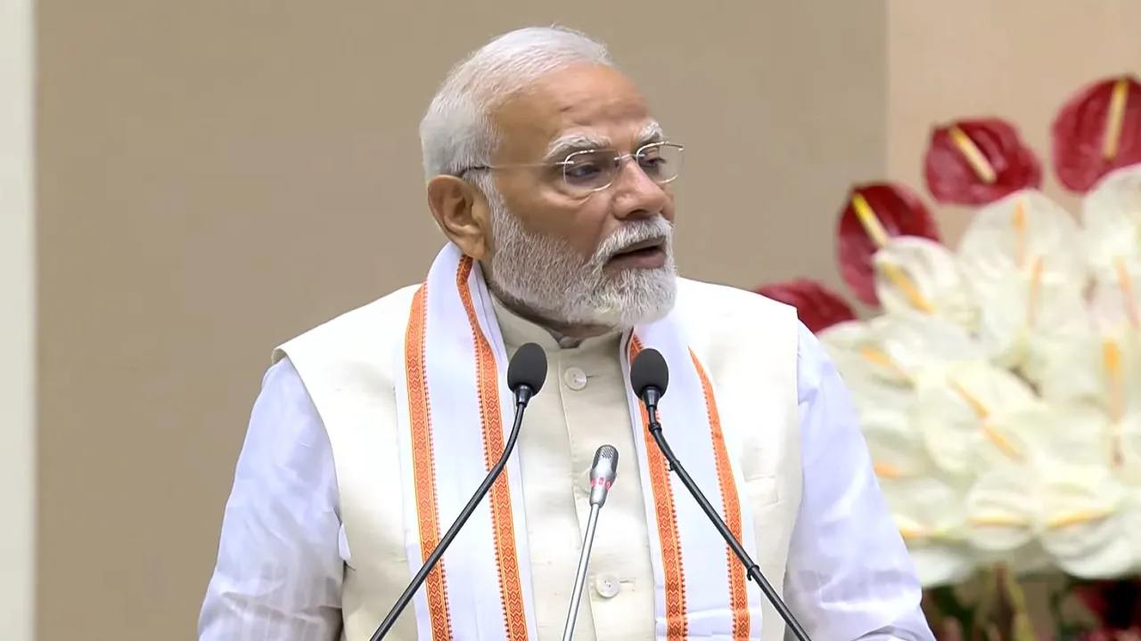 PM Modi at 100th birth anniversary of Acharya Shri Vidyanand Ji Maharaj
