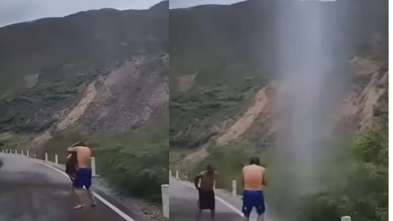 viral rain video