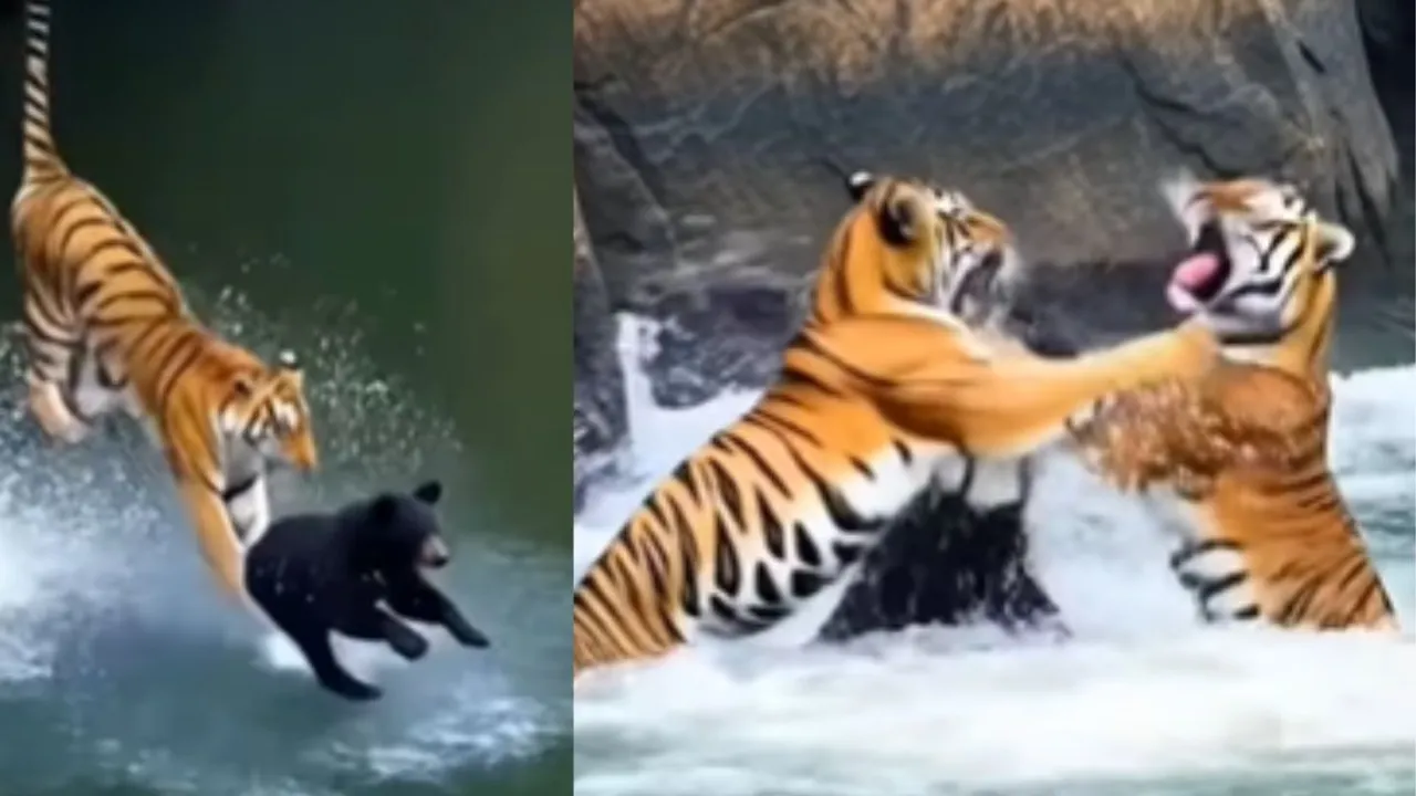 viral video tiger