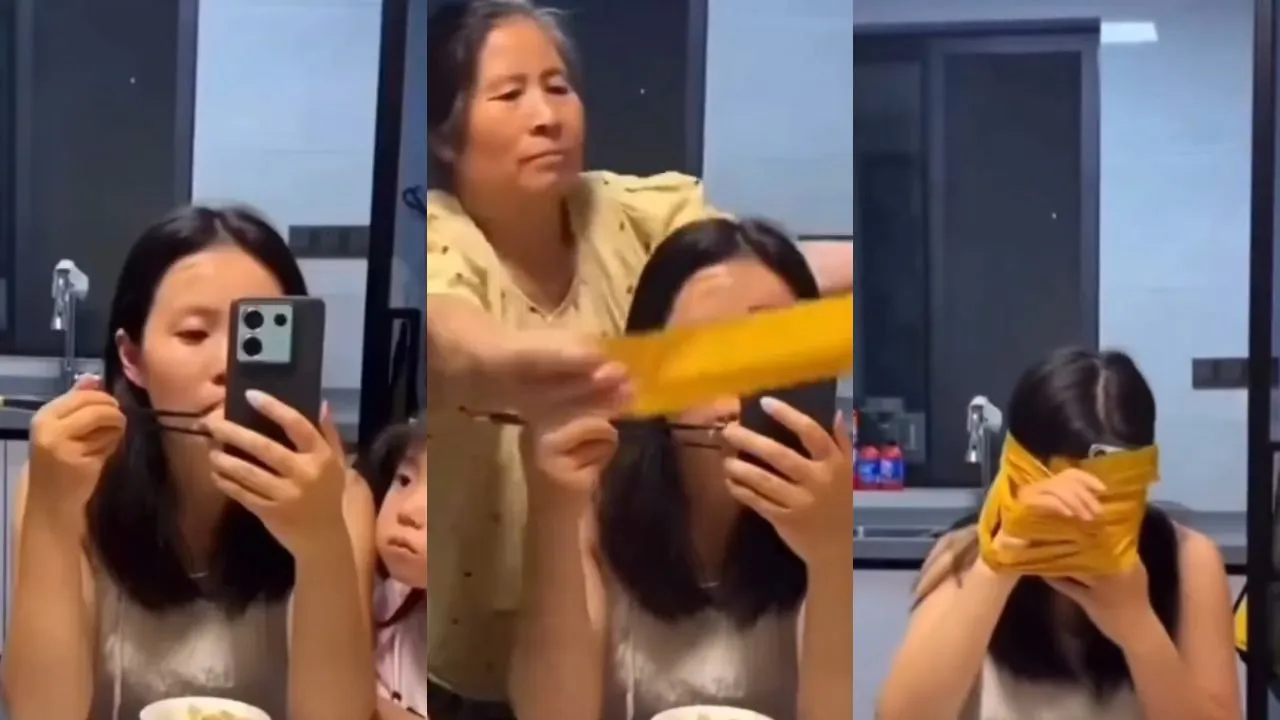 mom and daughter viral video